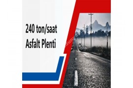 ASS MAKİNA'DAN 240 ton/saat Asfalt Plenti